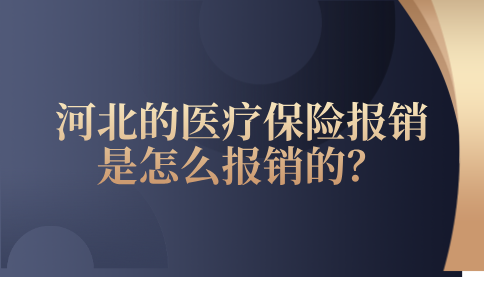 河北的医疗保险报销的报销方式